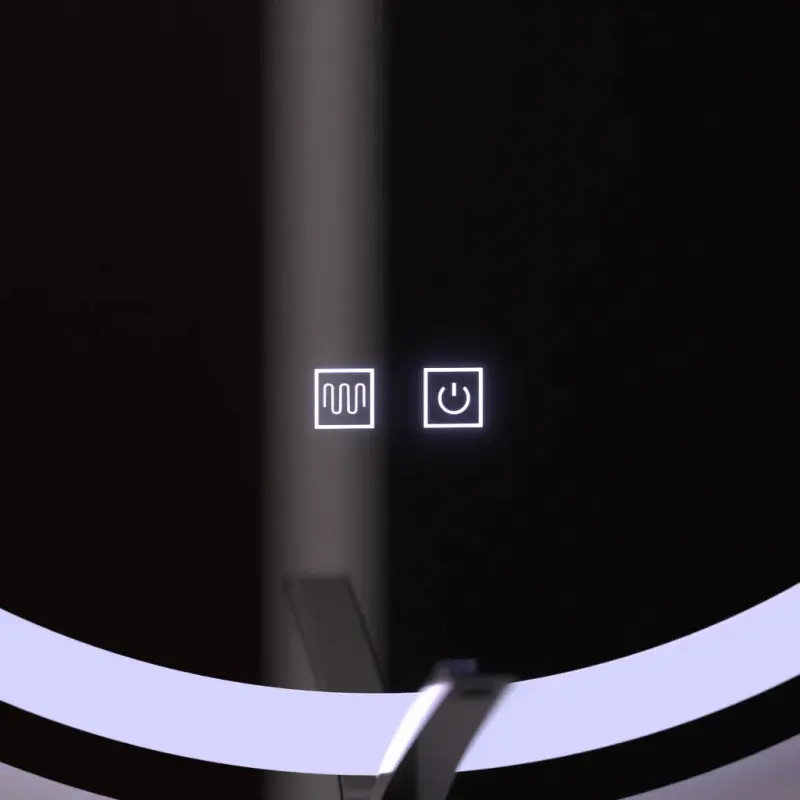 Previzualizare 2: Oglinda LED Rotunda 70cm, Touch Luxor, Sistem Dezaburire, Dimabila