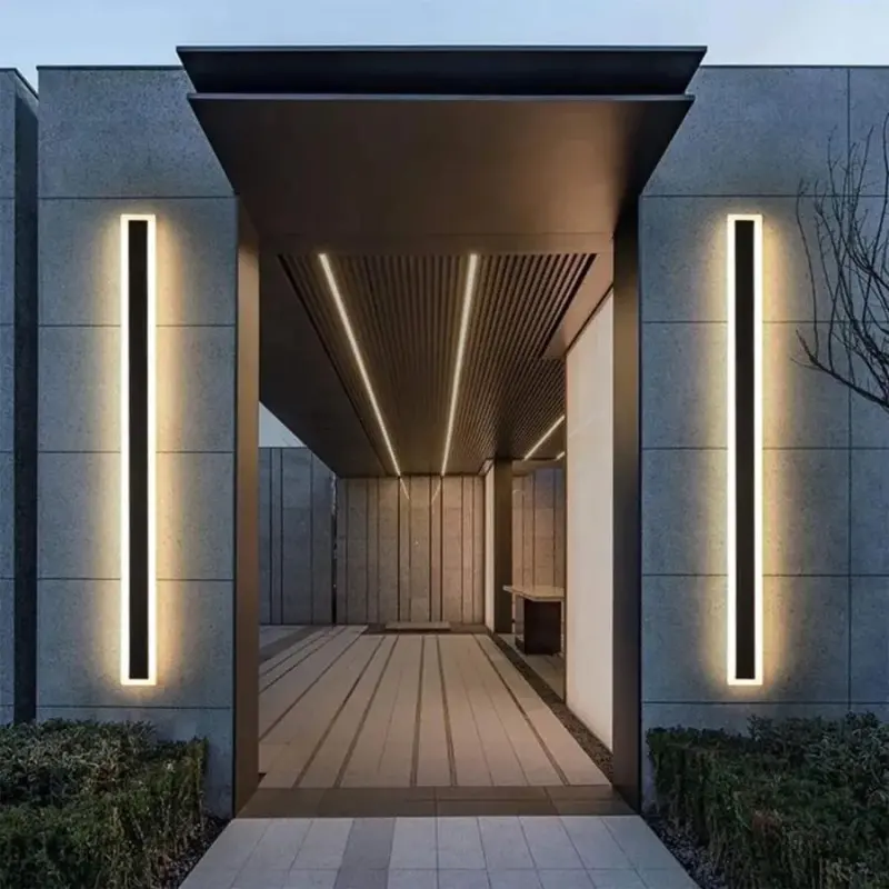 Previzualizare 2: Aplica LED de Exterior Mack, Lungime 80cm, 31W, IP65, Lumina neutra, Metal, Liniar, Negru