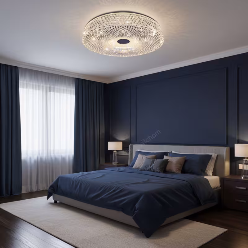 Previzualizare 4: Lustra LED RADIAN Eleganza, 38.9W, Diametru 48.5 cm, Lumina Calda/Neutra/Rece, Alb