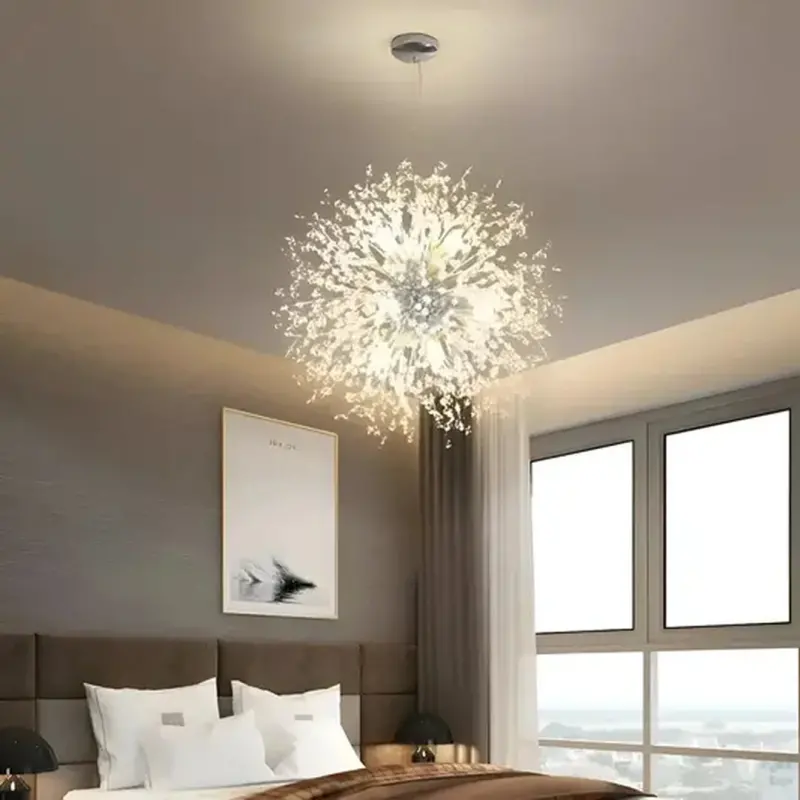 Previzualizare 3: Candelabru Cristal Schonbrunn, 9x G9, Diametru 50cm, Crom Lucios, Inaltime Reglabila