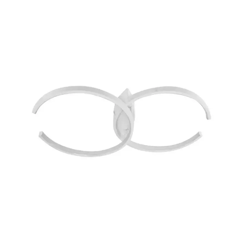 Previzualizare 2: Lustra LED cu telecomanda NOAH 64W, 2 Elemente, lumina Rece/Calda/Neutra, Dimabila, Alb