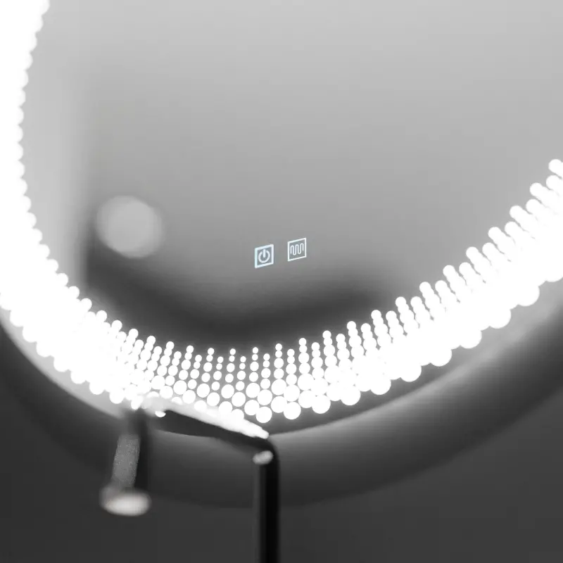 Previzualizare 2: Oglinda LED Rotunda 70cm, Stellaire Touch, Sistem Dezaburire, Dimabila