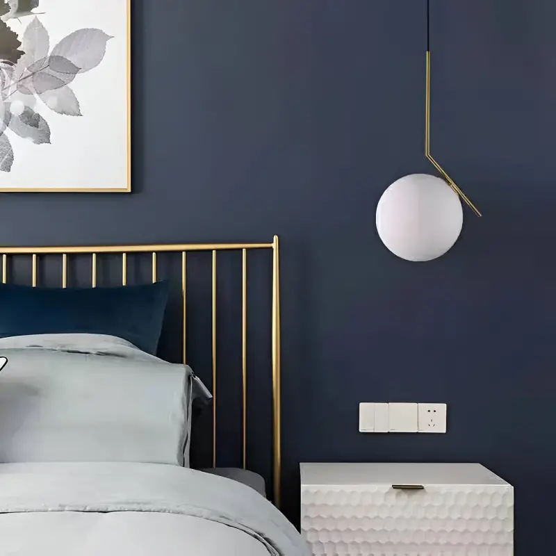 Previzualizare 3: Lustra LOFT Haven, 1x E27, Alb Auriu, Metal, Inaltime Reglabila, Modern