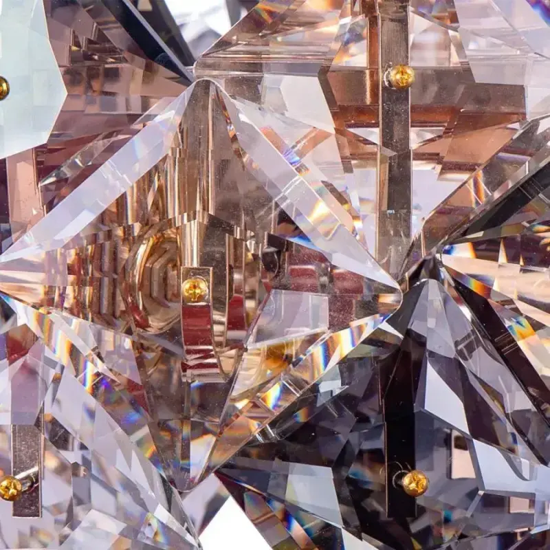 Previzualizare 2: Candelabru Cristal Arian 4x E27 Auriu