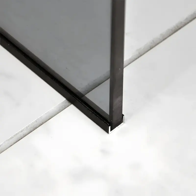 Previzualizare 4: Paravan dus Walk-In 120x195 cm, sticla securizata 8 mm, gri, profil metalic rezistent