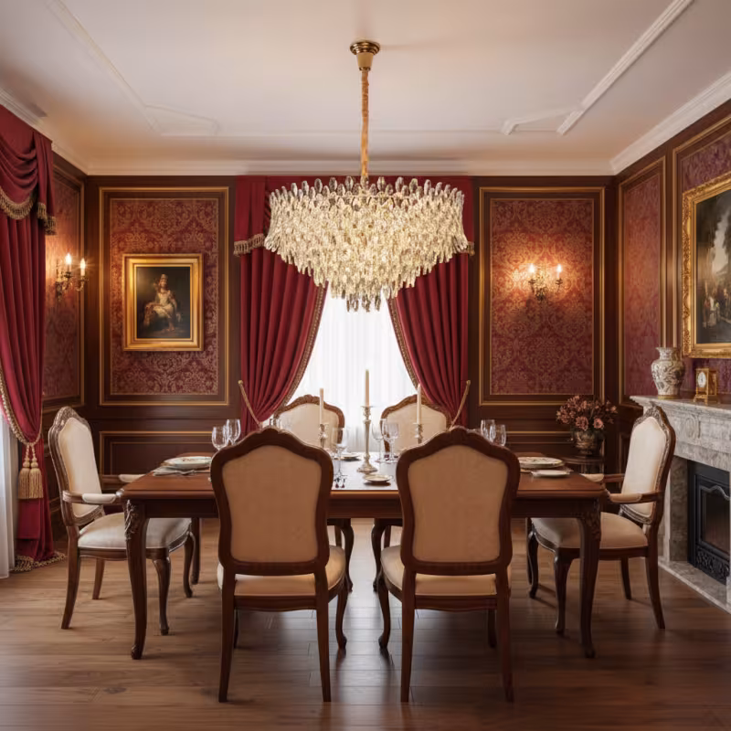 Previzualizare 3: Candelabru Cristal MONARCH Regalis 19xE14, Diametru 80cm, Inaltime 50cm, Auriu Lucios, Inaltime Reglabila, Design Elegant