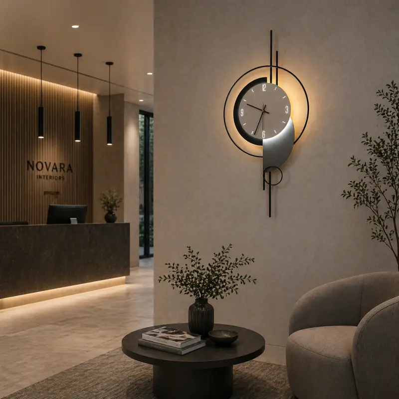 Previzualizare 3: Aplica LED Decorativa ARTY 80x40 cm Lumina Rece/Neutra/Calda Negru