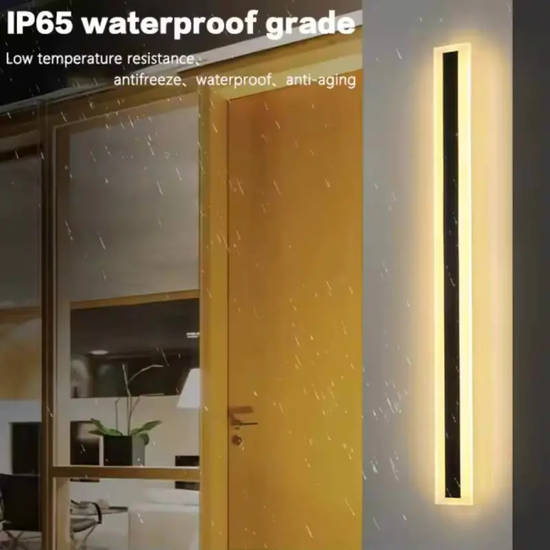 Previzualizare 3: Aplica LED de Exterior Mack, Lungime 60cm, 8W, IP65, Metal, Liniar, Negru