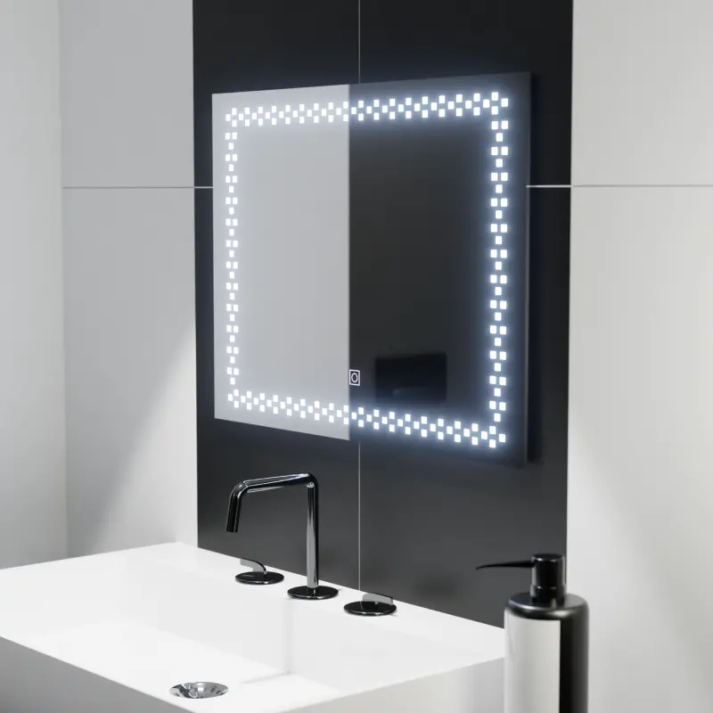 Oglinda LED Rectangulara 80x60cm Stella Basic Touch