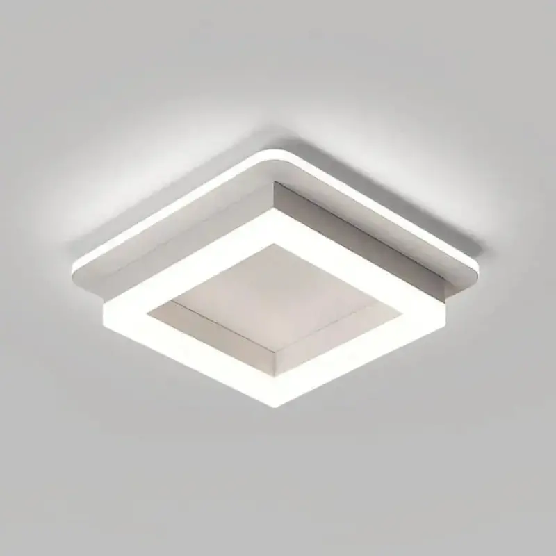 Previzualizare 2: Lustra LED MODERNA 26W, Dimensiune 19.5x19.5, Patrata, lumina Rece/Calda/Neutra, Alb