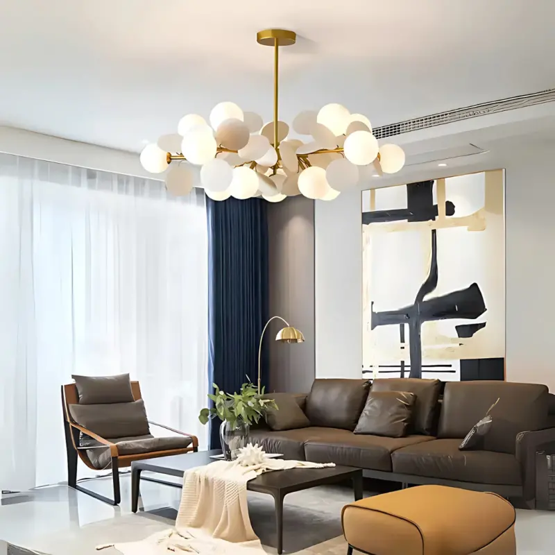 Previzualizare 3: Lustra Suspendata SVEN, 15x G9, Alb