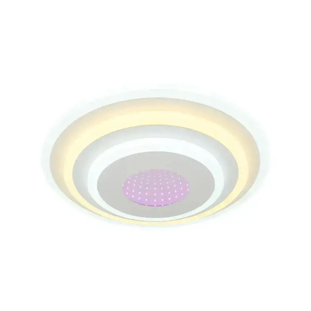Lustra LED NIVARA 3D 20W, Diametru 30cm, lumina Rece/Calda/Neutra, Alb