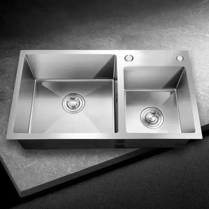 Previzualizare 2: Chiuveta Bucatarie Inox, 75x45x21 cm, Cu accesorii, Inox Periat
