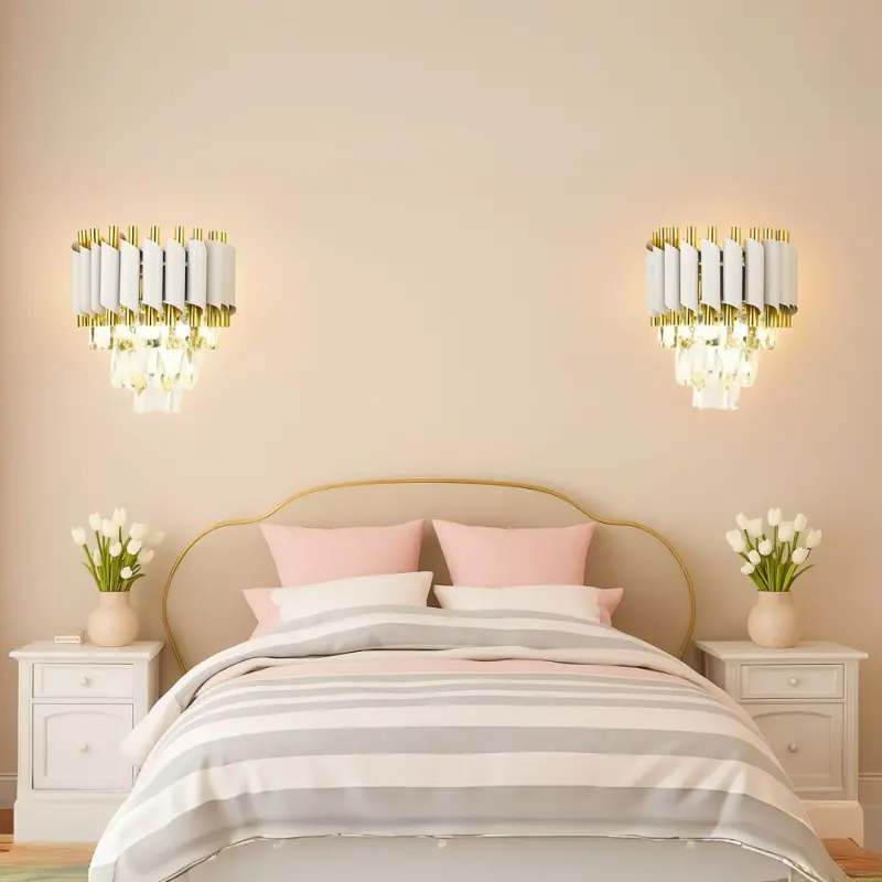 Previzualizare 2: Aplica Candelabru Cristal VERSAILLES Piccolo, 2xE14, Alb