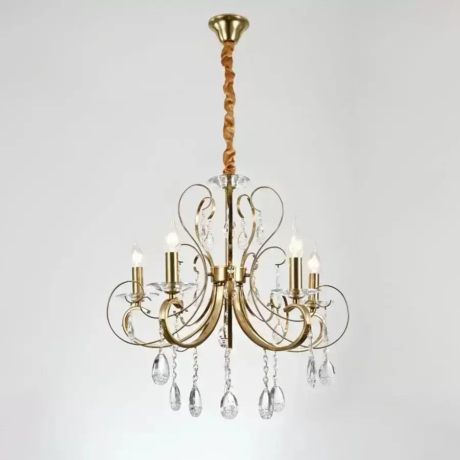 Candelabru Gordon 5x E14 Auriu