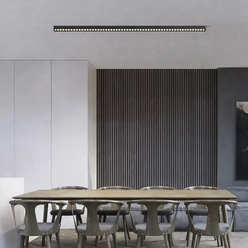 Proiector LED Liniar Aplicat Grila 72W, Lumina Neutra 4000k, 90 surse, 2.4 metri