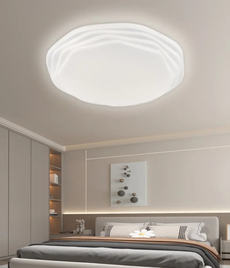 Plafoniera PL152 LED 35 cm, 31W, 3000K / 4000K / 6000K, Alb, Metal si Acril