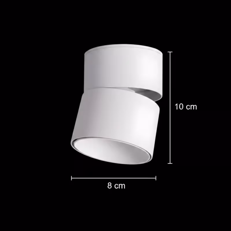 Previzualizare 4: Spot LED TINNIE, Rotativ, 9W, Lumina Neutra 4000K, Alb