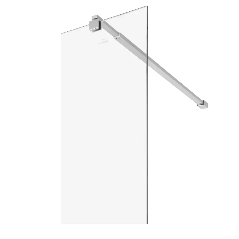 Previzualizare 4: Paravan dus Walk-In 120x195 cm, sticla securizata 8 mm, transparenta, profil metalic rezistent