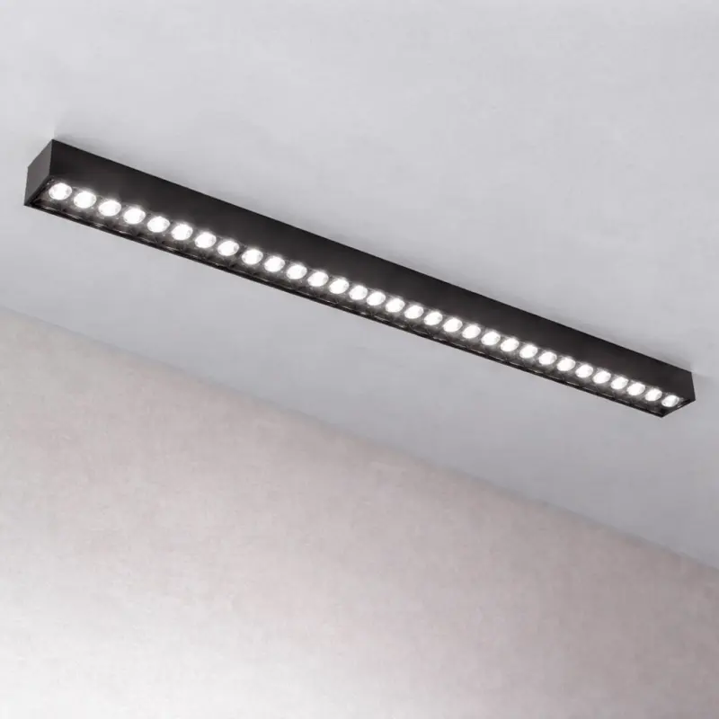 Previzualizare 3: Proiector LED Liniar Aplicat Grila 30W, Lumina Neutra 4000k, 30 surse, 80 x 3.5 x 6.5 cm