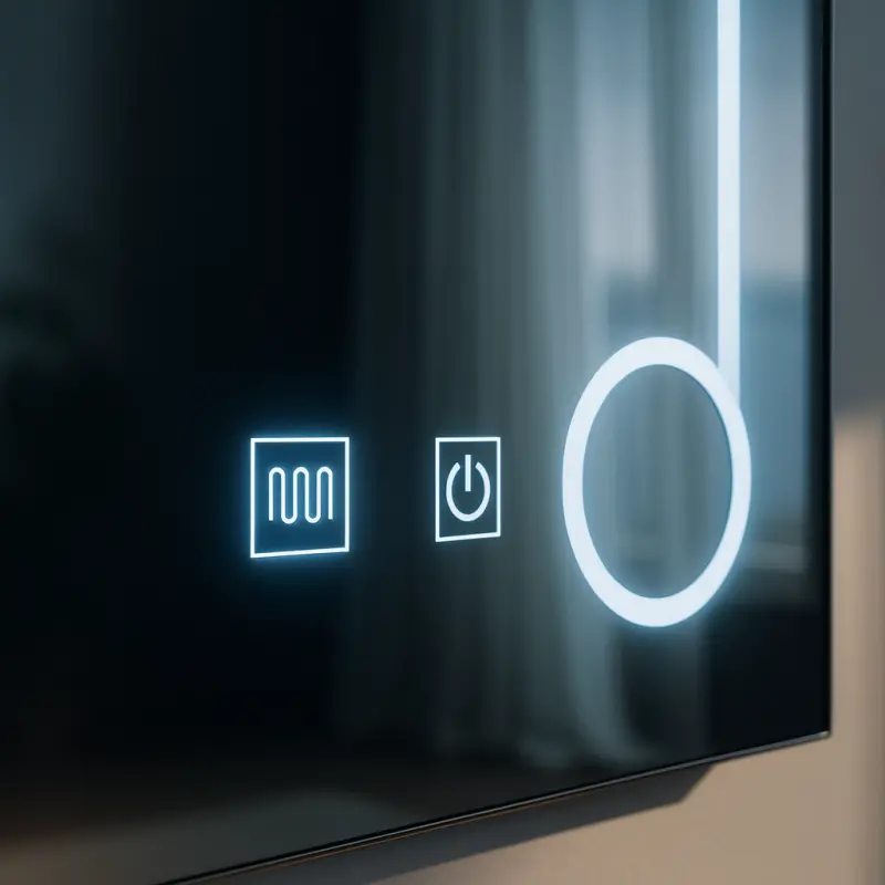 Previzualizare 2: Oglinda LED Rectangulara, 50x70cm, Linea Touch, Sistem Dezaburire, Dimabila