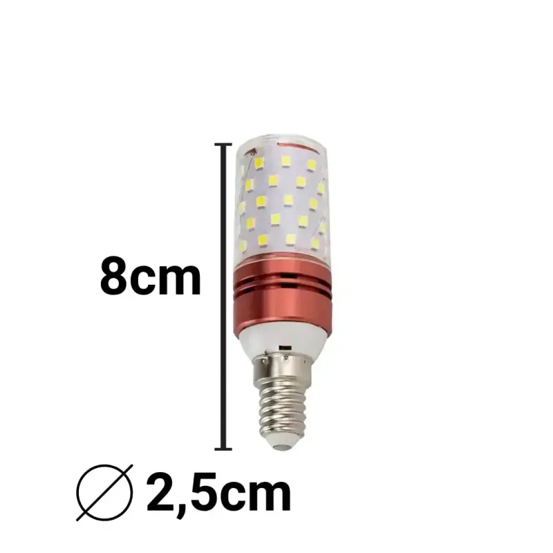 Previzualizare 2: Bec E14 LED, 12W, Rose, Lumina Calda/Neutra/Rece, 3000K/4000K/6000K