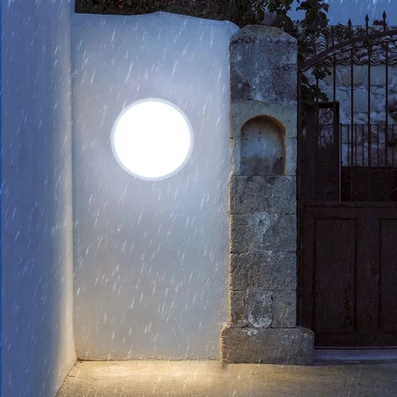 Previzualizare 3: Aplica LED de Exterior AX310/162WH, Lumina Calda 3000K, Diametru 16.2cm, IP65, Alb
