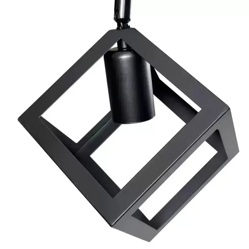 Previzualizare 2: Lustra FORMA CUB -STRUKTUR Trio, 3xE27, Negru, Metal
