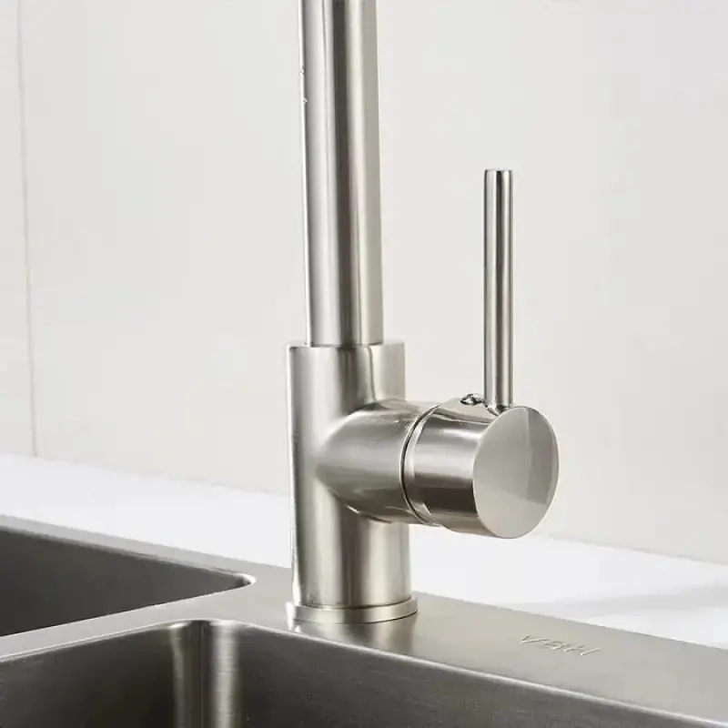 Previzualizare 4: Baterie Bucatarie cu Dus Extractibil, Inox si Alama Crom, YD/101