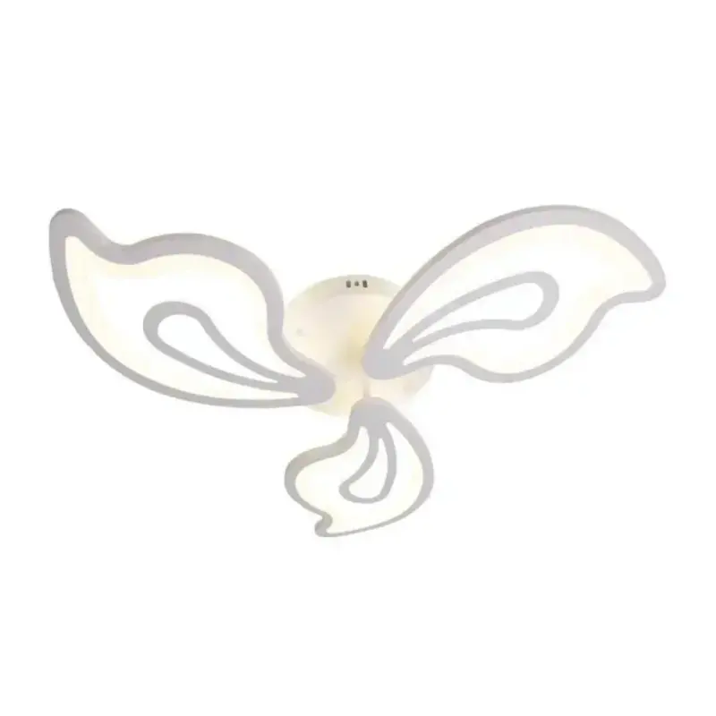 Previzualizare 4: Lustra LED cu telecomanda GLORIOSA 68W, 3 Petale, lumina Rece/Calda/Neutra, Dimabila, Alb