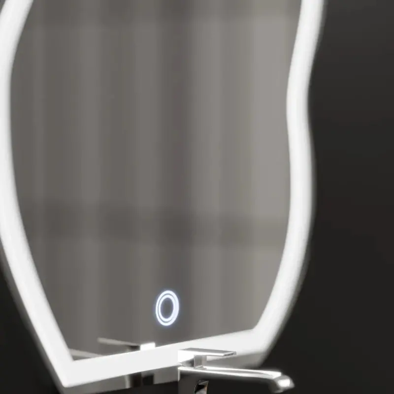 Previzualizare 2: Oglinda LED Organica 50x70cm, Forma Touch, Sistem Dezaburire, Dimabila