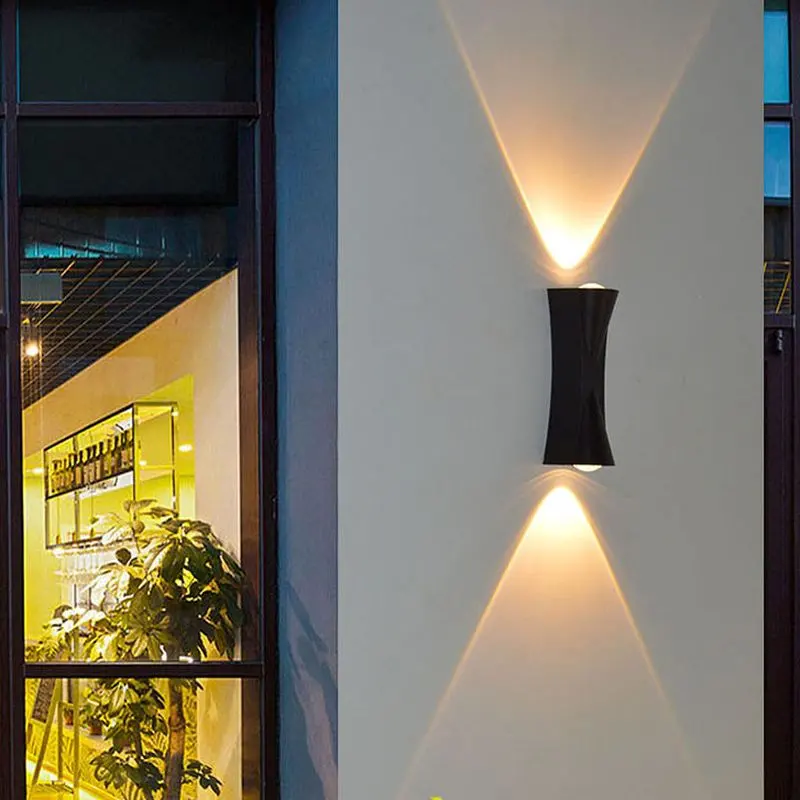 Previzualizare 2: Aplica LED AX220 de Exterior si Interior, 2 Surse x 10W, Metalic, Negru, 3000K