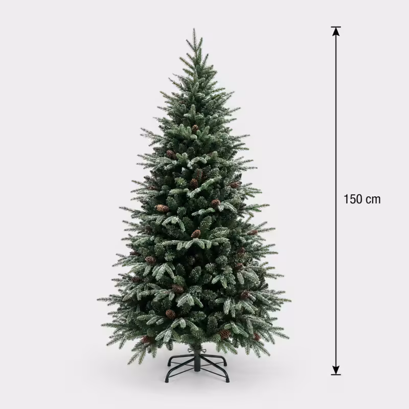 Previzualizare 4: Brad Artificial QAANAAQ, 150 cm, 523 varfuri, Verde