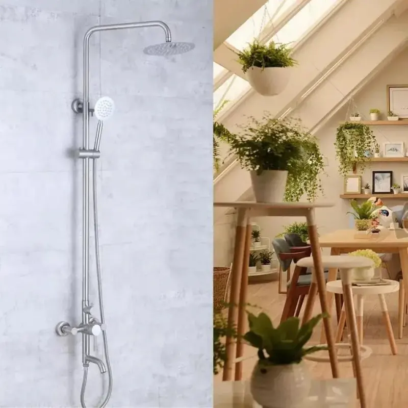 Previzualizare 4: Coloana de Dus, Inox SUS304, Satinat, LY003