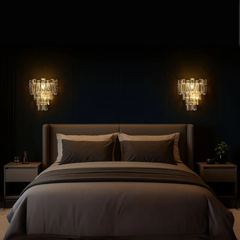 Aplica Cristal BELMONTE, 3x E14, Transparent