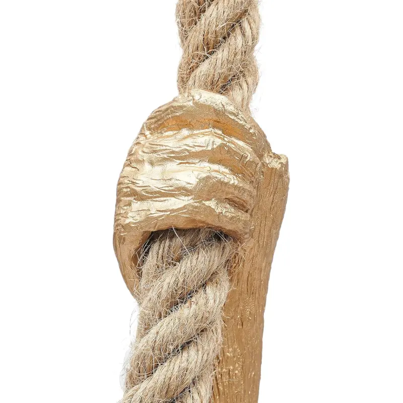 Previzualizare 2: Lustra Suspendata Vintage, LV700, 1xE27, Maimuta, Sfoara si Metal, Suport Negru