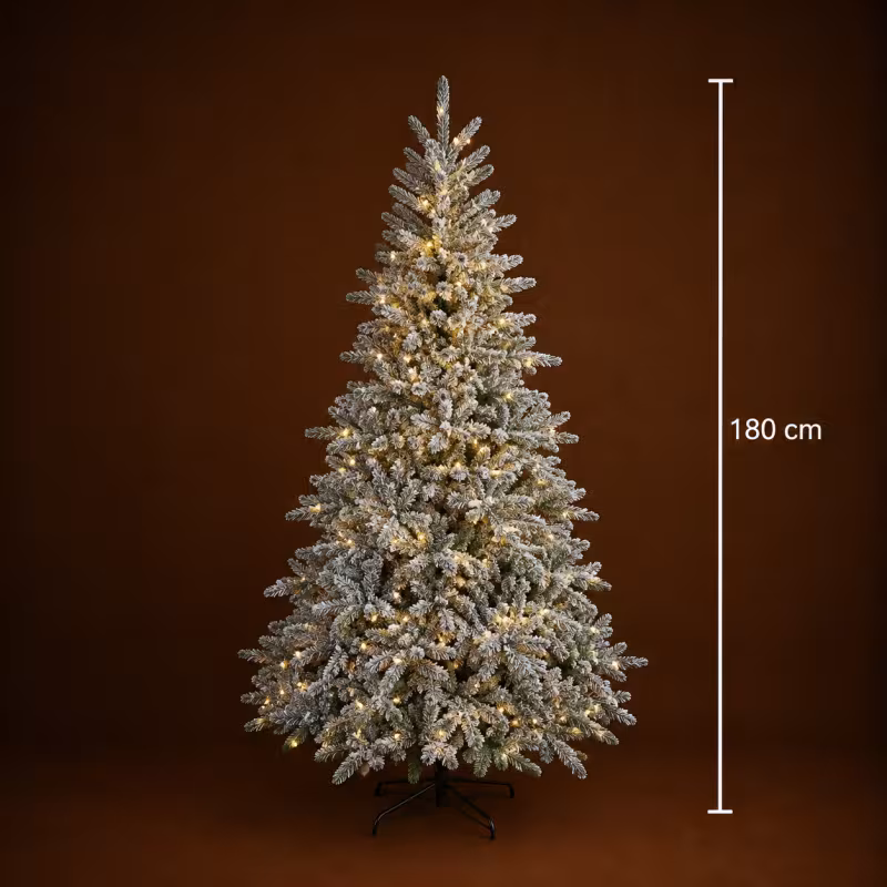 Previzualizare 4: Brad Artificial UUMMANNAQ, 180 cm, 861 varfuri, Suport Metalic, Verde