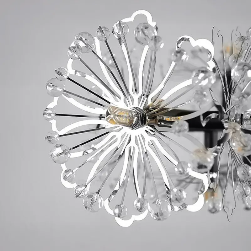 Previzualizare 2: Candelabru Cristal PETERHOF Regalis 15x G4, Lungime 120cm, Negru