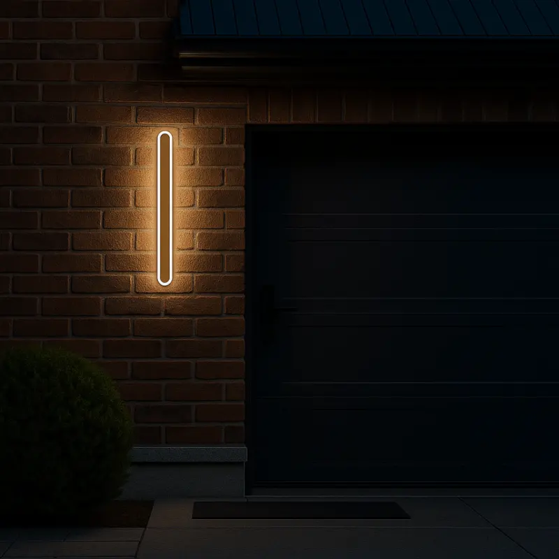 Previzualizare 4: Aplica LED de Exterior SUHA, Lungime 50cm, 6W, IP65, Metal, Liniar, Alb