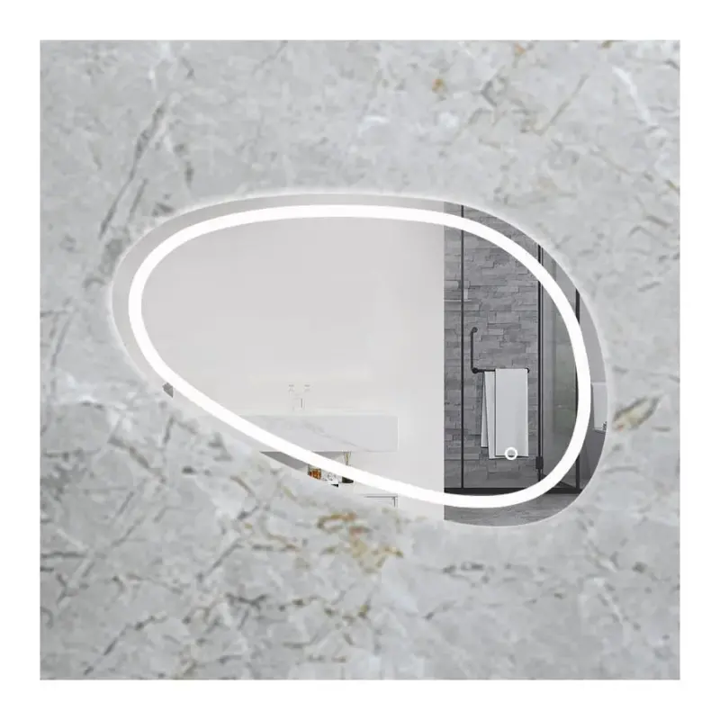 Previzualizare 4: Oglinda LED , 80x45cm, Disegno Touch Marcello, Sistem Dezaburire, Dimabila