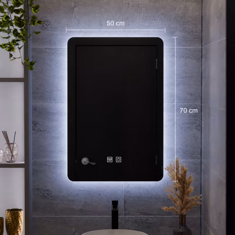 Previzualizare 4: Oglinda LED Touch Sara Sistem Dezaburire 50X70cm