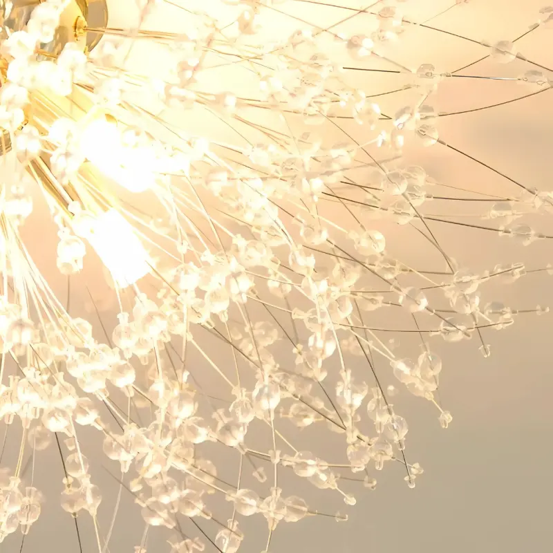 Previzualizare 3: Candelabru Cristal RONDO Vivace, 8x G9, Diametru 60cm, Auriu Lucios