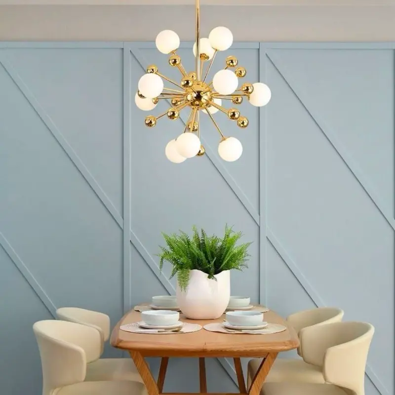 Lustra Auriemma, 78x107cm, 12xG9, Auriu