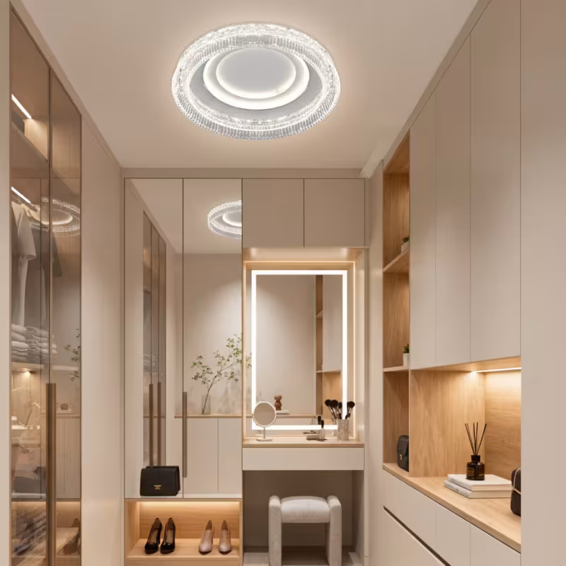 Previzualizare 3: Lustra LED WON Nobile, 67W, Diametru 30cm, Lumina Calda/Neutra/Rece, Alb