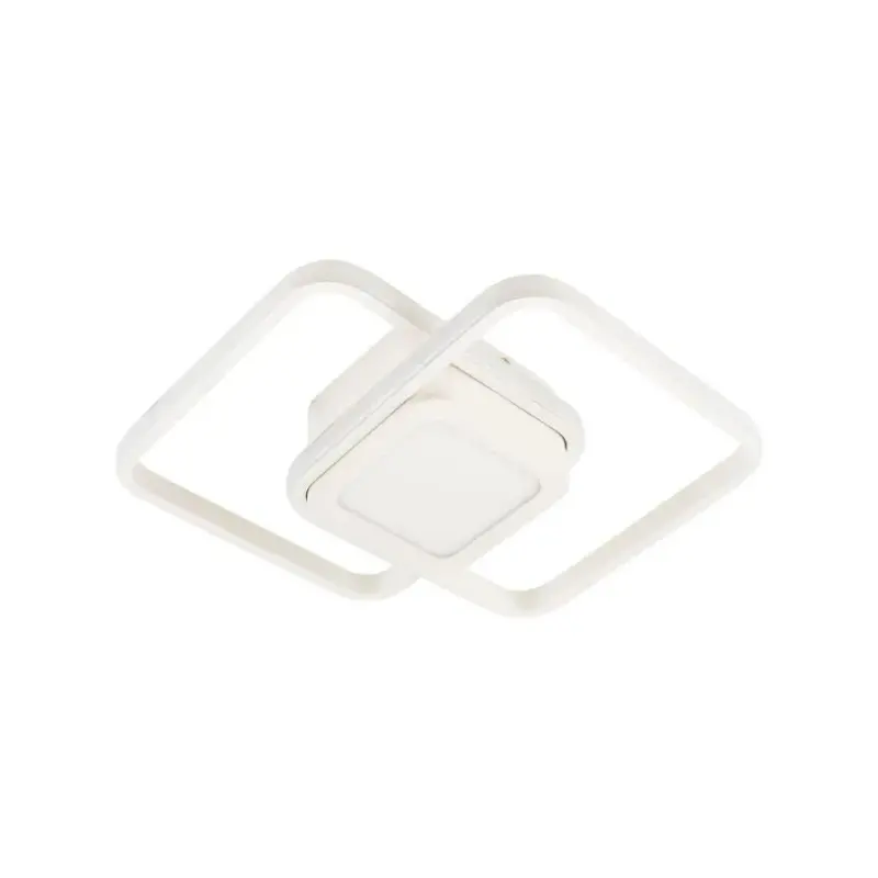 Previzualizare 3: Lustra LED DUOFORM 21W, 3 Patrate, lumina Rece/Calda/Neutra, Alb