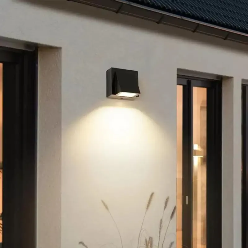 Aplica LED Exterior Matthias 5W Negru Lumina Calda