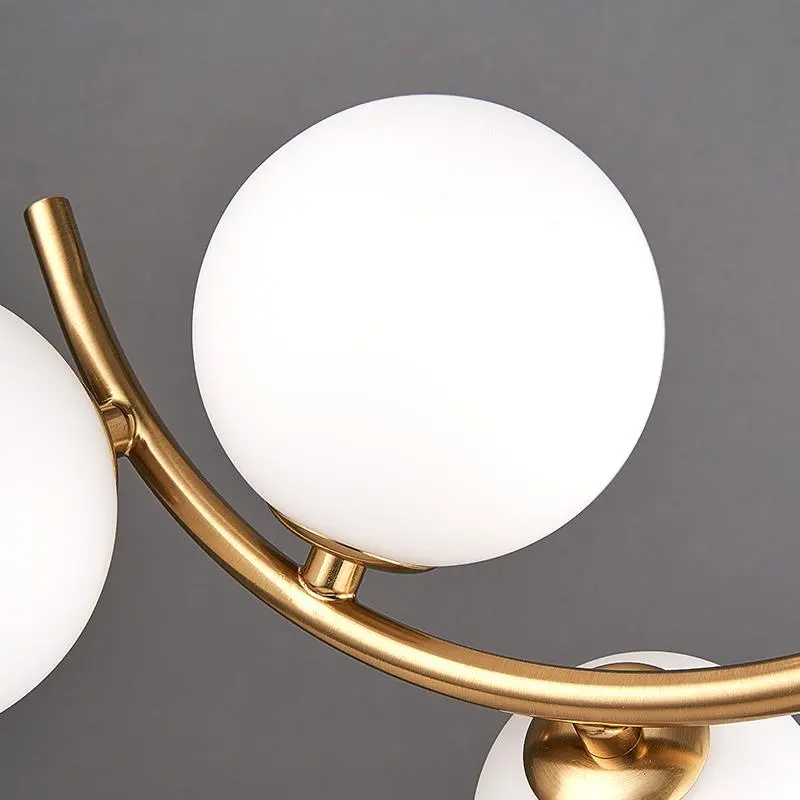 Previzualizare 2: Lustra LOFT Atrium, 3x G9, Alb Auriu, Metal, Inaltime Reglabila