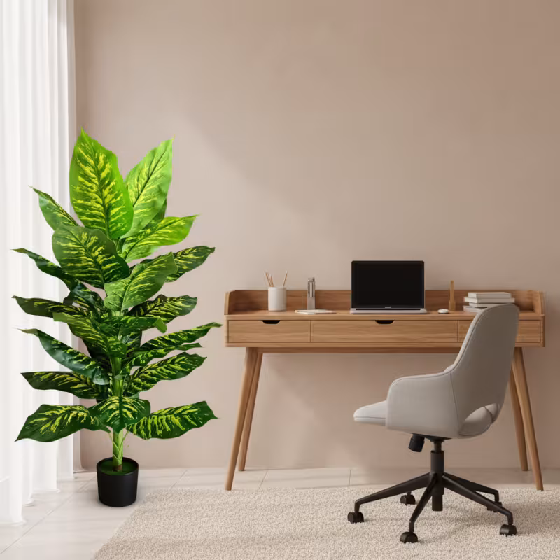 Previzualizare 3: Planta Artificiala Tip Dieffenbachia, 150 cm, Verde
