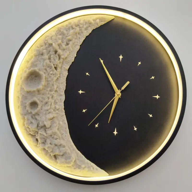 Previzualizare 4: Aplica LED Decorativa Luna Diametru 40CM Lumina Rece/Neutra/Calda Black