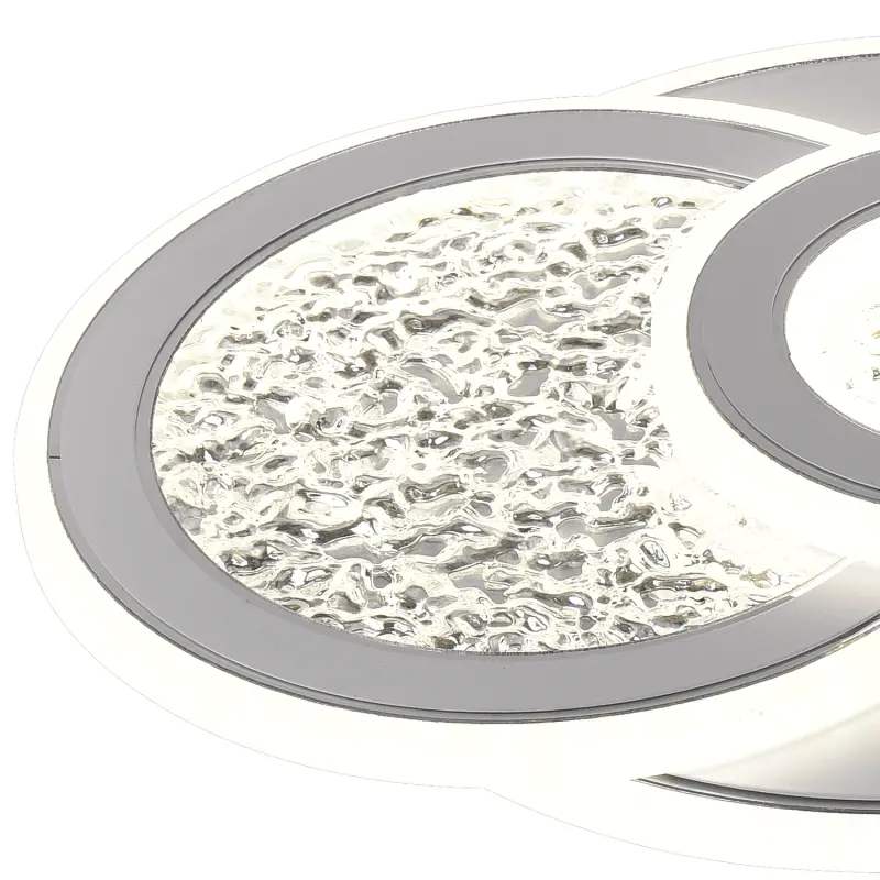 Previzualizare 2: Lustra LED KOMPACTO 47W, 3 Cercuri, lumina Rece/Calda/Neutra, Alb